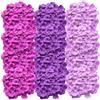 Qikaara 3000 petali di rosa artificiali, 3 stili, viola, decorazione romantica, bellissimi petali per matrimonio, San Valentino, compleanno, decorazione artificiale, petali di rosa viola