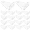 HINTRMENT 20 Pezzi Ganci in Plastica per Inclinazione della Veneziana, Ferma Veneziane Pratici e Facili da Usare, Accessori per Tende e Persiane Domestiche