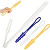 TAIXING Set di 4 maniglie di ricambio, asta telescopica allungabile, 90 cm, compatibile con Swiffer, manico allungato regolabile con 3 maniglie pieghevoli per soffitto, mobili, angolo di pulizia