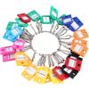 SODIAL Organizer Portatile per Chiavi, con 30 Ganci a Molla Individuali e Targhett7118
