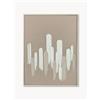 Agave Quadro dipinto a mano con cornice in legno Upside