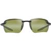 Maui Jim Occhiali da Sole HO'OKIPA ULTRA G MJ0336S 001 Nero Opaco/Verde Unisex Polarizzati 65/15/130