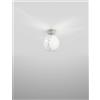 Vistosi POC FARETTO 16 CRISTALLO BIANCO ACCIAIO SATINATO L22DD LED 2700K 9W 1100lm DIMMERABILE
