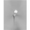 Vistosi PUPPET APPLIQUE A PARETE P BIANCO SFUMATO CROMO LUCIDO 1 LUCE ATTACCO G9
