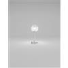Vistosi PUPPET LAMPADA DA TAVOLO P BIANCO SFUMATO CROMO LUCIDO 1 LUCE ATTACCO G9