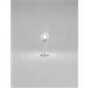 Vistosi PUPPET LAMPADA DA TAVOLO P CRISTALLO TRASPARENTE CROMO LUCIDO 1 LUCE ATTACCO G9