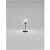 Vistosi PUPPET LAMPADA DA TAVOLO P CRISTALLO TRASPARENTE NERO OPACO 1 LUCE ATTACCO G9