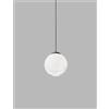 Vistosi PUPPET SOSPENSIONE 28L BIANCO SFUMATO NERO OPACO 2 L32CC LED 3000K 12W 1600lm DIMMERABILE