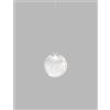 Vistosi PUPPET SOSPENSIONE 28L CRISTALLO TRASPARENTE CROMO LUCIDO L32CC LED 3000K 12W 1600lm DIMMERABILE