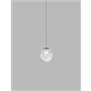 Vistosi PUPPET SOSPENSIONE M CRISTALLO TRASPARENTE CROMO LUCIDO 1 LUCE ATTACCO G9