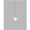 Vistosi PUPPET SOSPENSIONE P BIANCO SFUMATO CROMO LUCIDO 1 LUCE ATTACCO G9