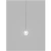 Vistosi PUPPET SOSPENSIONE P CRISTALLO TRASPARENTE CROMO LUCIDO 1 LUCE ATTACCO G9