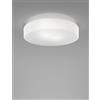 Vistosi SOGNO PLAFONIERA APPLIQUE 55 BIANCO SATINATO E BIANCO OPACO 2 LUCI ATTACCO E27
