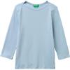 United Colors of Benetton Maglia SC Barca M/L 3GA8D10C4 T-Shirt, Blu, M Donna