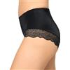 Nur Die Smooth Midwaist Lace Slip Shapewear - Slip Modellante per la Pancia con Pizzo, Leggero, a Vita Alta, Controllo Addominale da Donna