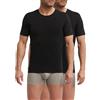 Dim T-Shirt Homme Thermorégulateur en Coton Col Rond Dim Sport x2
