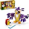 LEGO Creator 3 in 1 Creature della Foresta Fantasy, Set con Animali Giocattol...