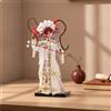 Bambola Dell'opera di Pechino Decorativo Statuetta con Base di Supporto