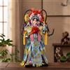 Bambola Dell'opera di Pechino Decorativo Statuetta con Base di Supporto