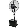 Meedlopia Industriale da Esterno Ventilatore ad Acqua con Nebulizzatore 42L, Ventilatore a Piantana con Ruote, Oscillazione 90°, Altezza 160-205cm, Flusso 20mI per Esterno, Casa, Ufficio e Grandi Ambienti