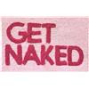 New Mungo Get Naked Tappetino da bagno rosa - Tappeto da bagno rosa caldo, tappeti da bagno rosa carini, decorazione appartamento, tappeti da bagno carini, decorazione per il bagno rosa, tappeto da