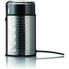Bodum 11160-16EURO-4PL Bistro - Macinacaffè elettrico a lamelle, 150 W, finitura metallica