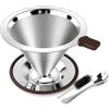 FACIACC Dripper caffè (maglia fine in acciaio inossidabile)