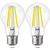 Genixgreen E27 A60 LED Lampadina 4W Equivale a 60W 850LM Classe A | Lampadina LED a Risparmio Energetico Edison 5000K, Luce Naturale, per Lampadari, Adatta all'uso Domestico, 2 Pezzi