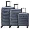 DELSEY _Meteor_Parent, blu oceano, 3-Set, Bagaglio rigido