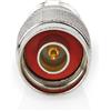 Nedis Adattatore Satellite e Antenna | N Hane | PL259 Hona | Nichelato | 75 Ohm | Rak | Metallo | Argento | 10 st. | Busta