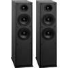 VEVOR Diffusori da pavimento, a 2 vie, diffusori a torre da pavimento con tweeter da 25,4 mm, doppio woofer da 165,1 mm, potenza di picco 400 W, risposta in frequenza 65 Hz-20 kHz, involucro resistente in MDF, per impianti audio domestici, coppia