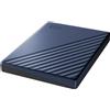 WD My Passport Ultra WDBC3C0020BBL - Disco rigido - crittografato - 2 TB - esterno (portatile)