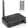 OEM Stazione di ricarica Bluetooth 5.3 2-in-1 per TV e computer - 2 cuffie wireless, lettore di schede TF - Funzione Plug & Play