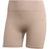 adidas Femme Workout Essentials Knit 4Inch Leggings, chalky brown, L