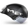 MET Casco bici MET Codatronca nero metallizzato opaco lucido 3HM119 NO1