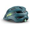 MET Casco bici MET Crackerjack blu petrolio opaco 3HM147 BL1