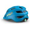 MET Casco bici MET Crackerjack ciano opaco 3HM147 CI1