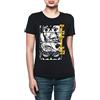 Vendax Dandadan Anime Eyes W Kaji T-Shirt Donna Nero