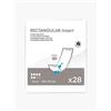 iD Expert ID rettangolare - Inserto cilindrico Maxi+ 15 x 60 cm (NW) - 28 protezioni