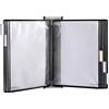 Djois Tarifold Mobile da parete formato A3 con 10 tasche, colore: nero