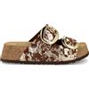 BIONATURA DOPPIA FASCIA PLATFORM NABUCK ACQUA BRANDY