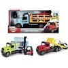 Dickie Toys Camion per lavori stradali pesanti 23 cm con parti mobili e accessori, camion Volvo 3 assortiti Spedizione casuale da 3 anni (203744018)