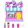 Polly Pocket Pollyville - Negozio di Caramelle, playset a tre piani che include 2 micro bambole tra cui Polly e 3 accessori, giocattolo per bambini, 4+ anni, HNB03