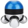 Nivvity Mini Massaggiatore Portatile a Vibrazione per il Corpo con Luce LED - Rilascio del Dolore per Gambe e Collo (Blu)