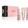 L'Oreal Paris L'Oréal Paris - Cofanetto Trucco Natural Glow - 4 prodotti - Mascara Big Deal, Illuminatore Lumi Glotion, Lumi Blush Liquido, Gloss Plump Ambition con Acido Ialuronico