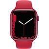 Apple Watch Series 7 Alluminio 45 mm (2021) | GPS | rosso | cinturino sportivo rosso - ottimo