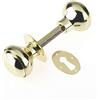 Yale Locks P405 - Pomolo per porta, finitura ottone lucido
