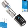 RUILON WELOCK ToucA51 Serratura Intelligente Smart,Serratura Elettronica con Impronta Digitale,Codice,Scheda RFID,APP Bluetooth,Compatibile Porta Blindata,Senza Chiave,Ideale B&B e Appartamenti(Porte 30-70mm