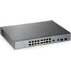 Zyxel Interruttore 18x Taggati GS1350-18HP Poe Long Range 250W Managed