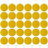 cyclingcolors 30x Copriviti adesivi 20 mm plastica viti copertura coperchi tappi riparazione mobili, Giallo